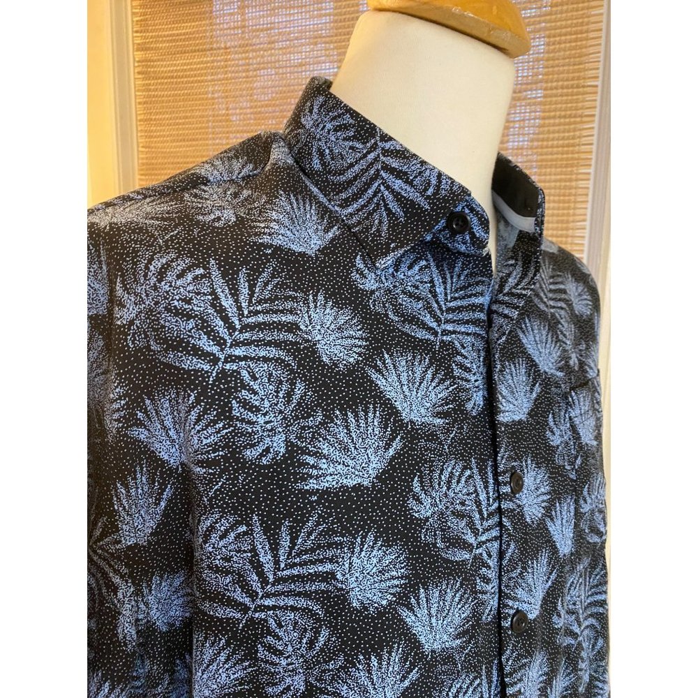 NAT NAST Luxury Originals Silk Camp Bowling Shirt Men Large Retro‎ Rockabilly